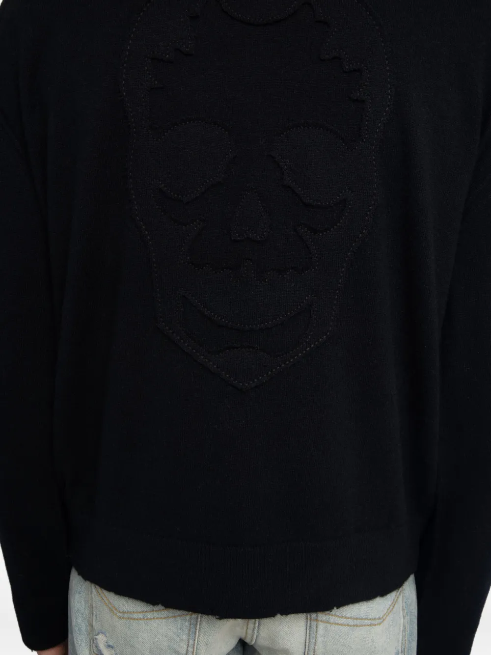 Zadig&Voltaire Trui met geborduurde doodskop Zwart