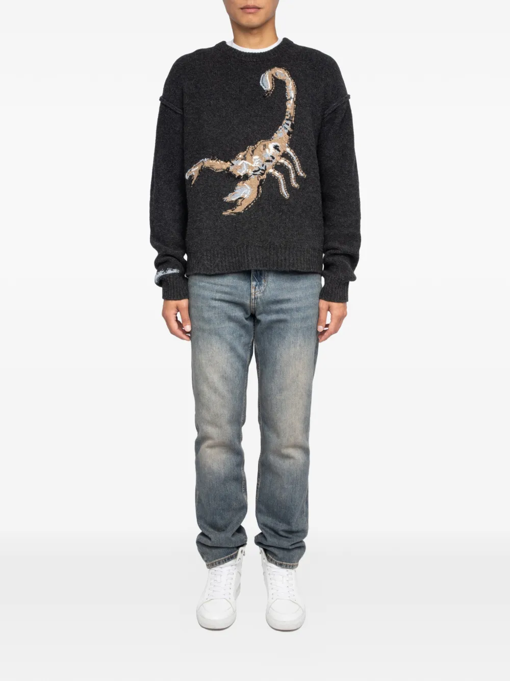 Zadig&Voltaire Jordan scorpion-motif sweater | Knitted Sweaters | Image 2