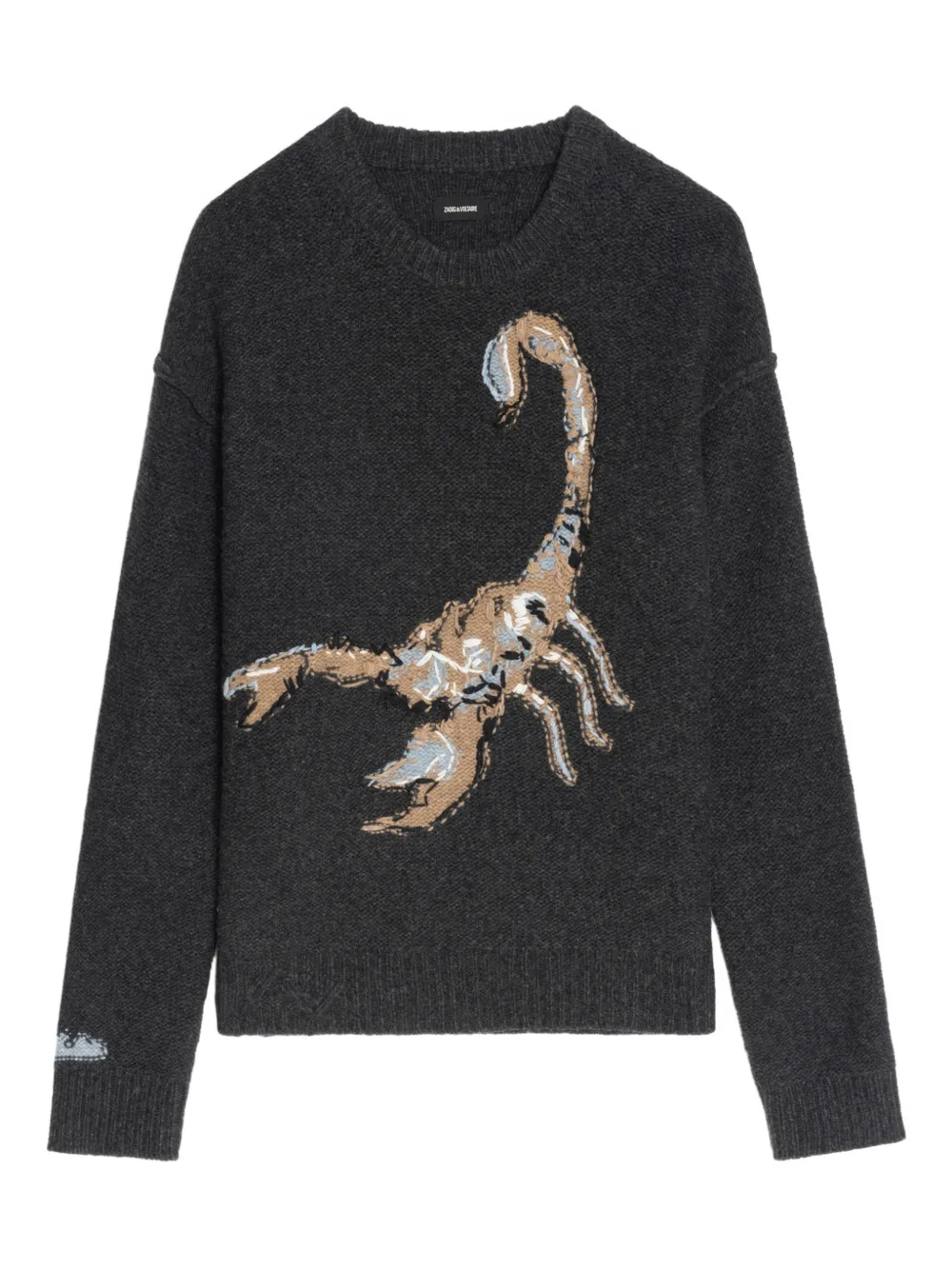 Zadig&Voltaire Jordan scorpion-motif sweater | Grey | Image 1