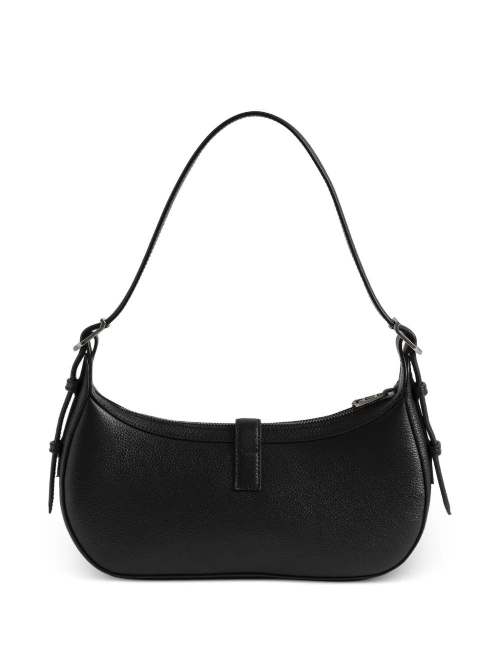Zadig&Voltaire Moonrise gewelfde schoudertas met gespdetail Zwart