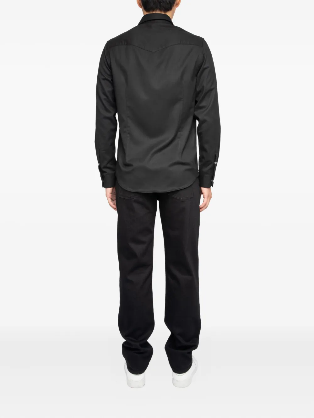 Zadig & Voltaire Saby Embellished Pocket Shirt In Black