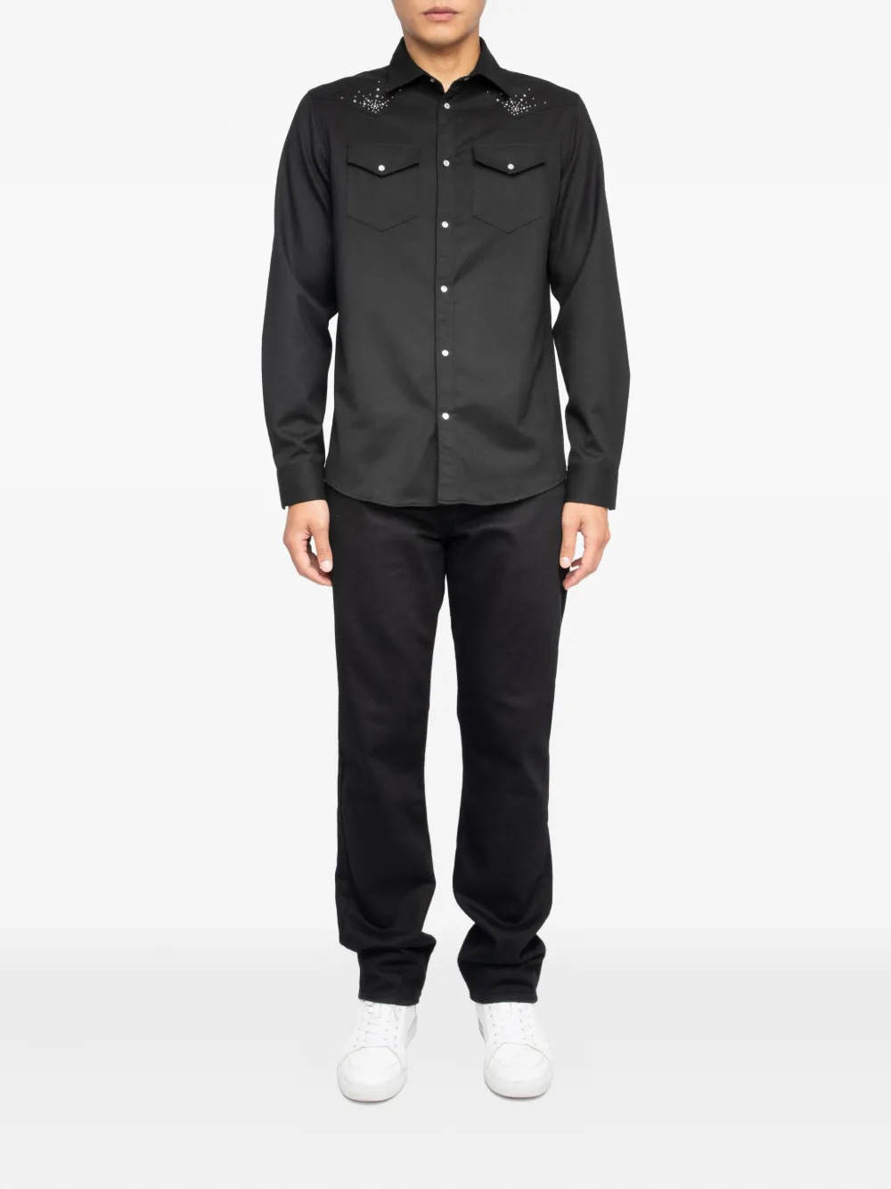 Zadig&Voltaire Saby overhemd met zak - Zwart