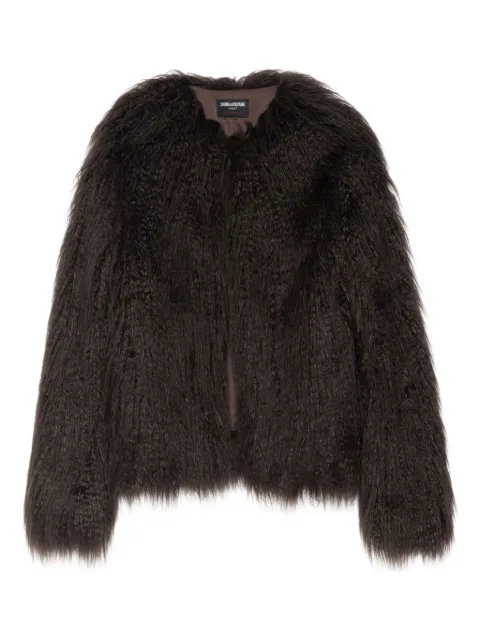 Zadig&Voltaire shaggy faux-fur coat