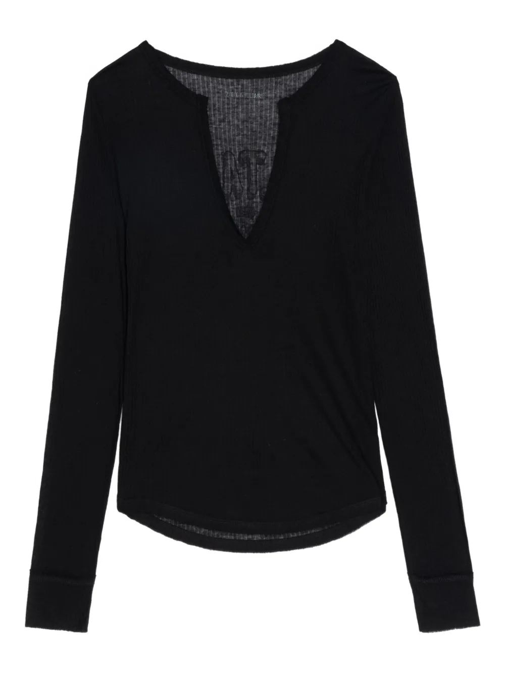 Zadig&Voltaire ribbed long-sleeve top | Black | Image 1