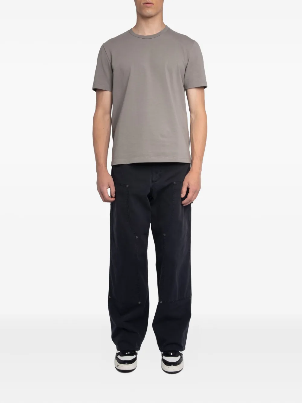 Zadig&Voltaire T-shirt met doodskopprint Grijs