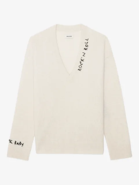 Zadig&Voltaire Mikyz embroidered merino jumper