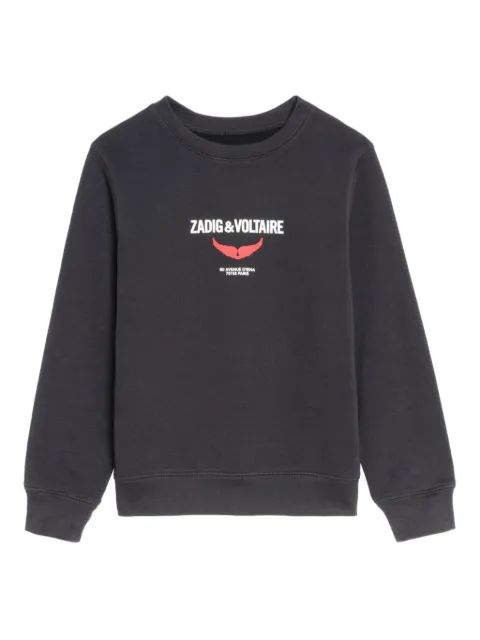 Zadig&Voltaire sudadera con logo estampado