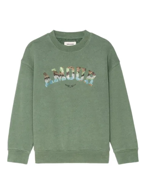 Zadig&Voltaire crystal-embellished sweatshirt