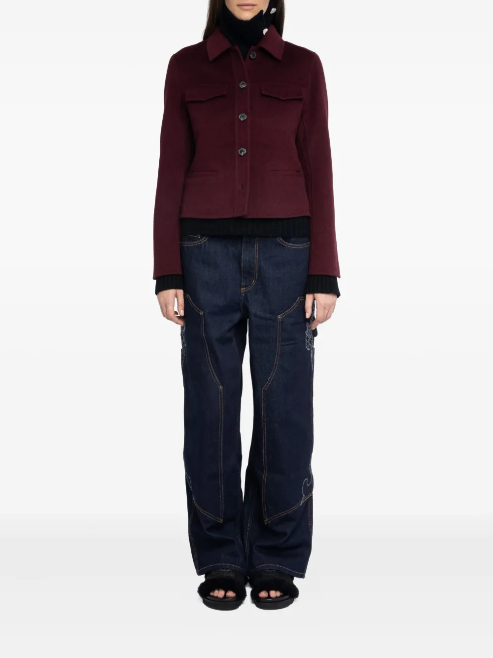 Zadig&Voltaire Liam button-fastening cropped jacket | Chamarras cortas | Image 2