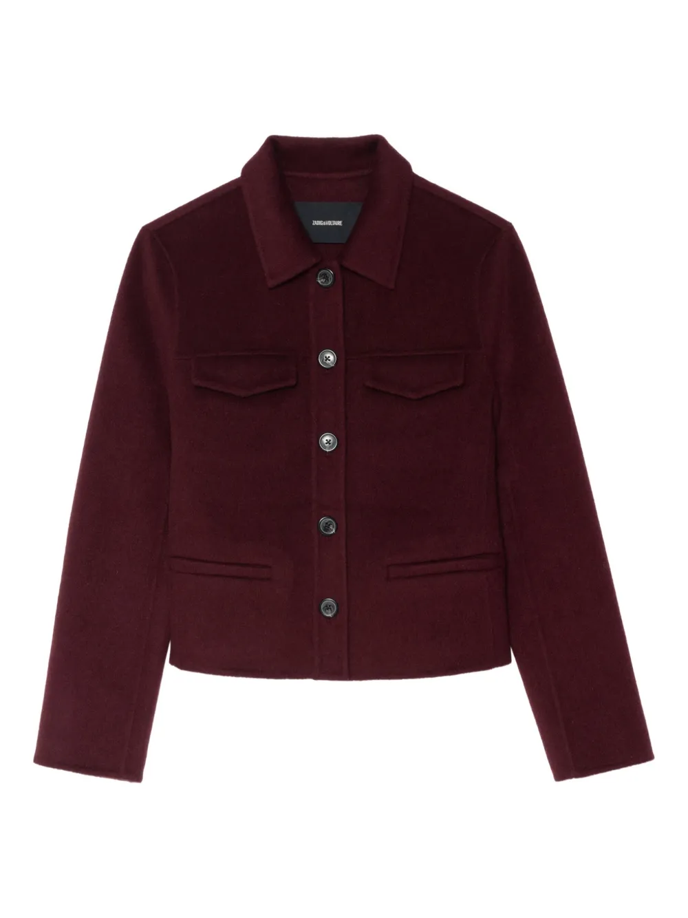 Zadig&Voltaire Liam button-fastening cropped jacket | rojo | Image 1