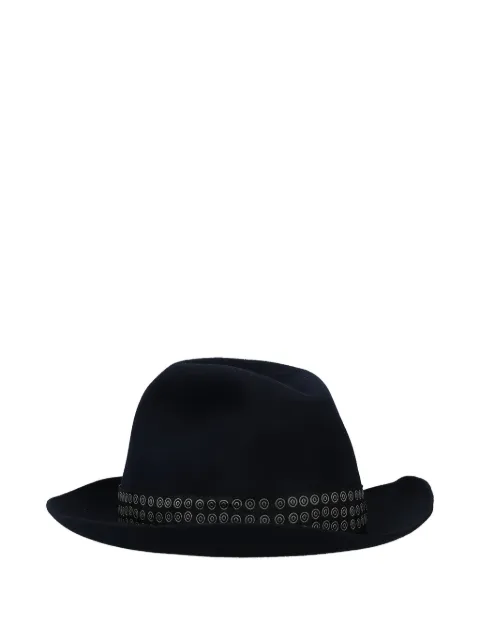 Borsalino x 10 Corso Como ribbon-detailed fedora