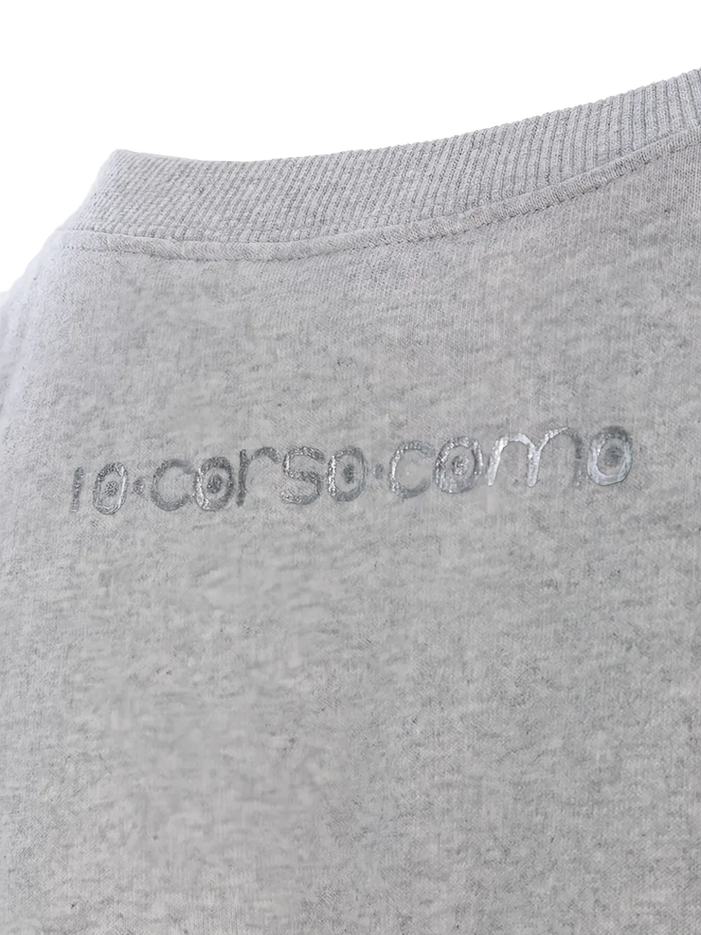 Fiorucci logo-print crew-neck sweatshirt Grijs