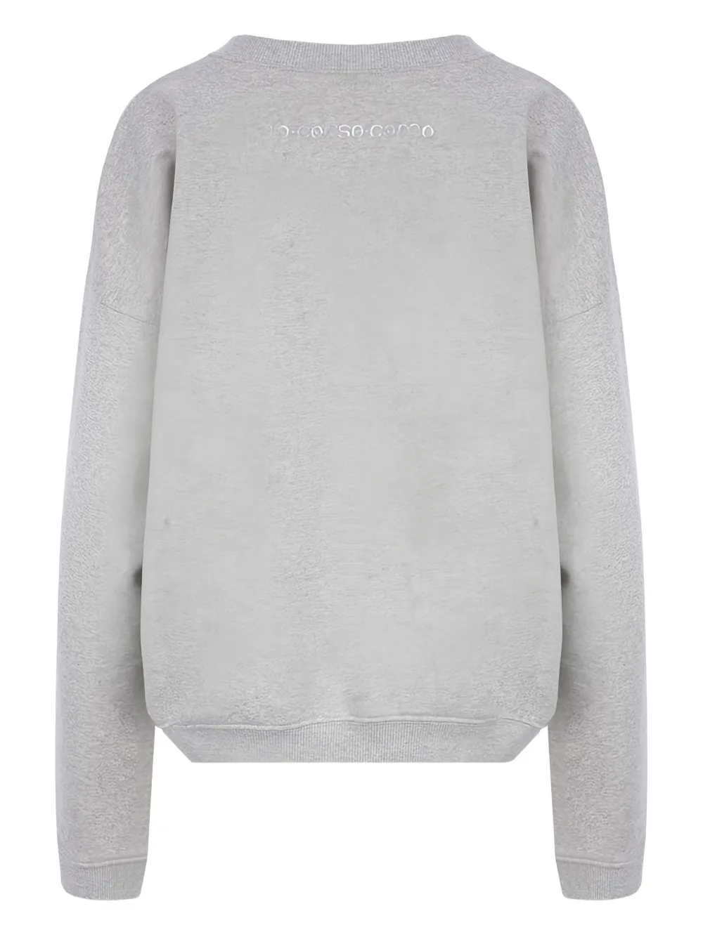 Fiorucci logo-print crew-neck sweatshirt Grijs