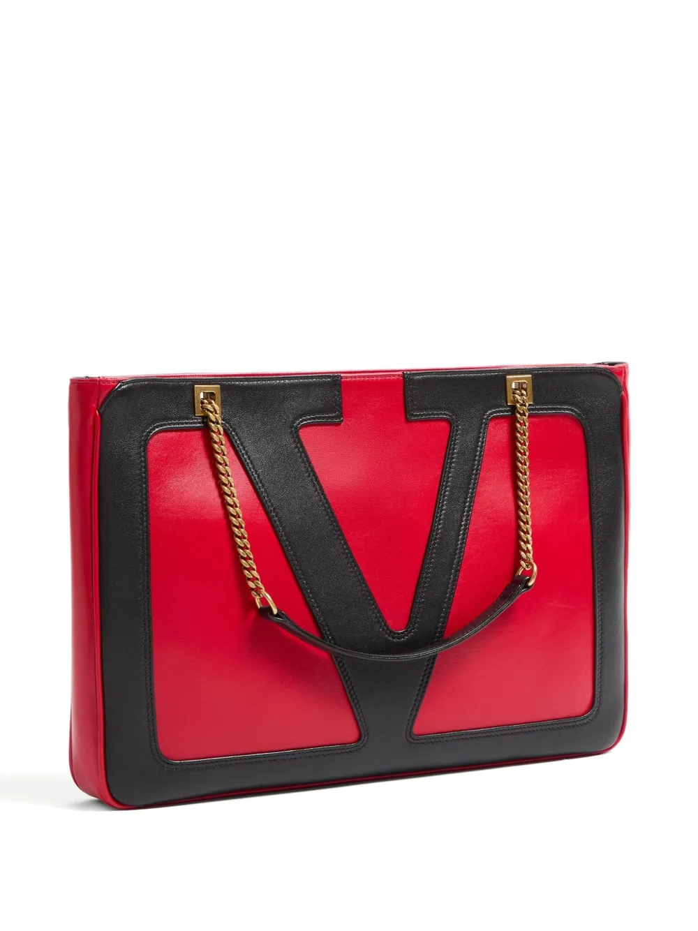 Valentino Garavani Shopper met logo Rood