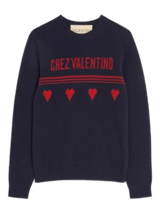 Valentino Garavani Chez Valentino jacquard-motif Wool Sweater