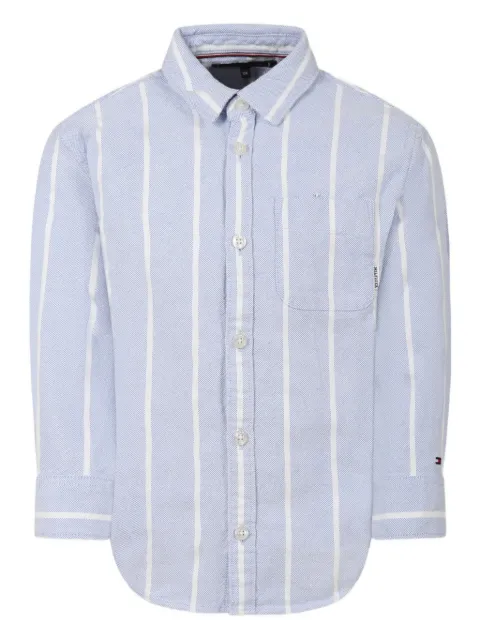 Tommy Hilfiger Junior striped long-sleeve shirt
