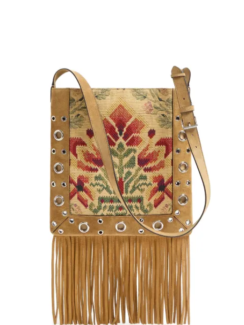 Valentino Garavani Nellcôte suede shoulder bag