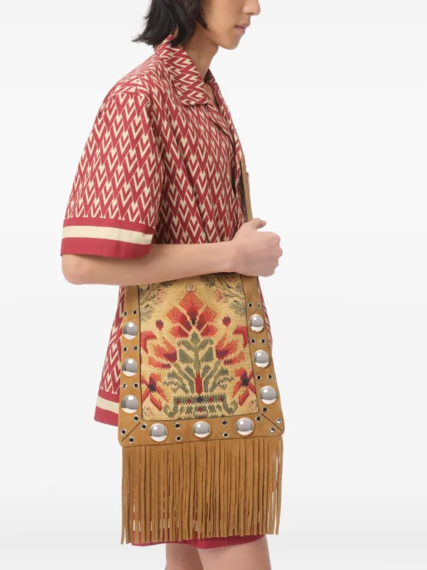 Valentino Garavani Nellcôte スエード ショルダーバッグ