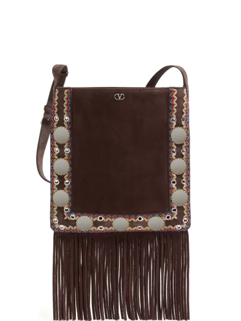 Valentino Garavani Nellcôte suede shoulder bag