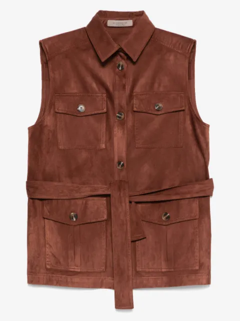 D.Exterior button-up gilet