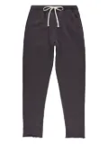 Les Tien drawstring raw-edge track pants - Brown