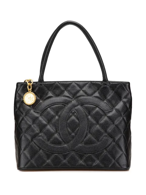 CHANEL Pre-Owned شنطة عملية 'كافيار ميداليون' 2004-2005