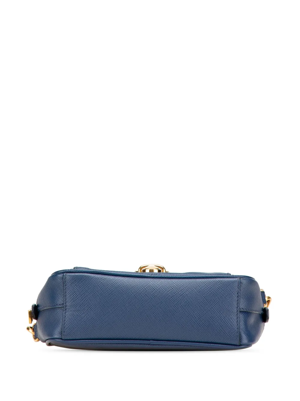 Pre-owned Prada 2000-2024 Saffiano Push Lock Pocket Camera Bag Crossbody Bag