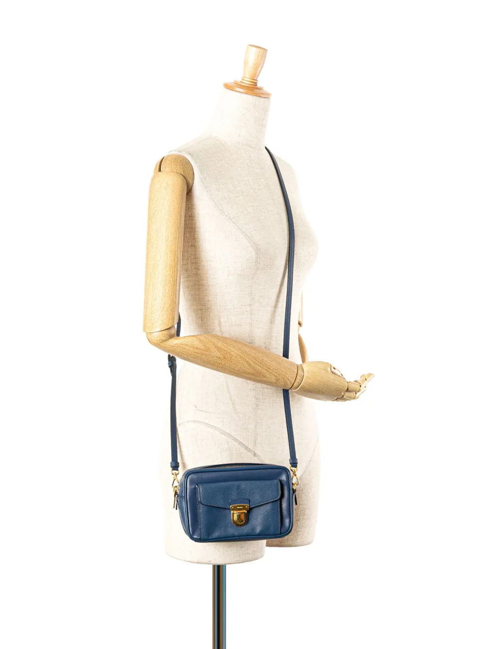 Prada Pre-Owned 2000-2024 Saffiano Push Lock Pocket Camera Bag crossbody bag | Pre-Owned | Image 2