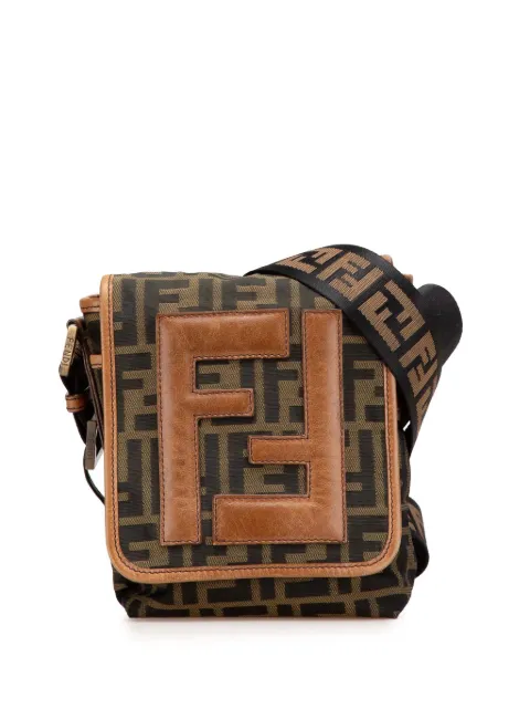 Fendi Pre-Owned 2000-2010 Mini FF Zucca Canvas crossbody bag