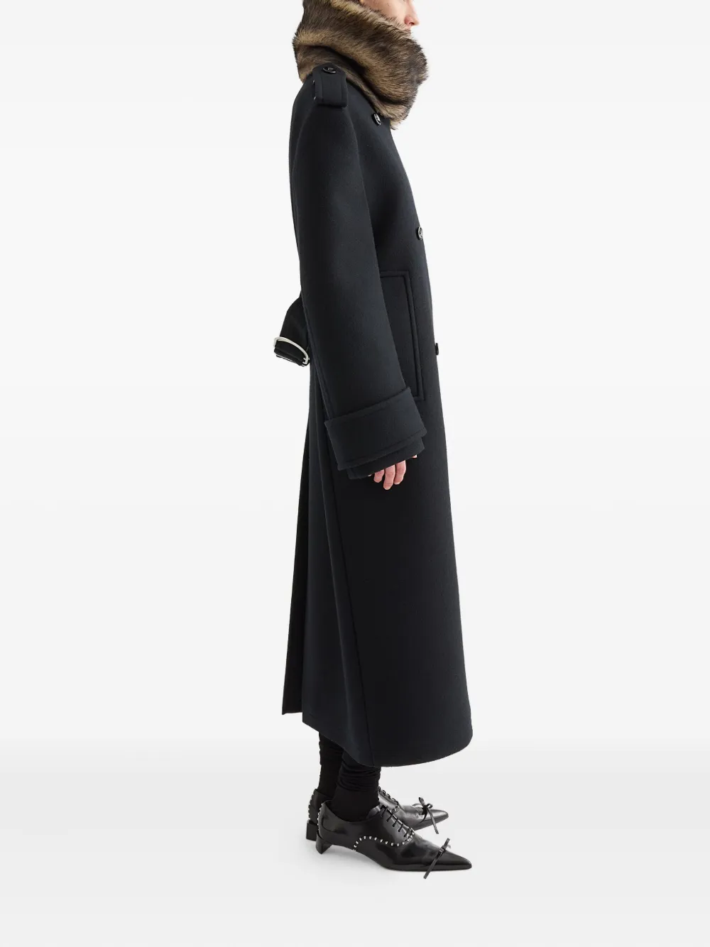 Jil Sander double-breasted wool coat | Double Breasted & Peacoats | Image 2