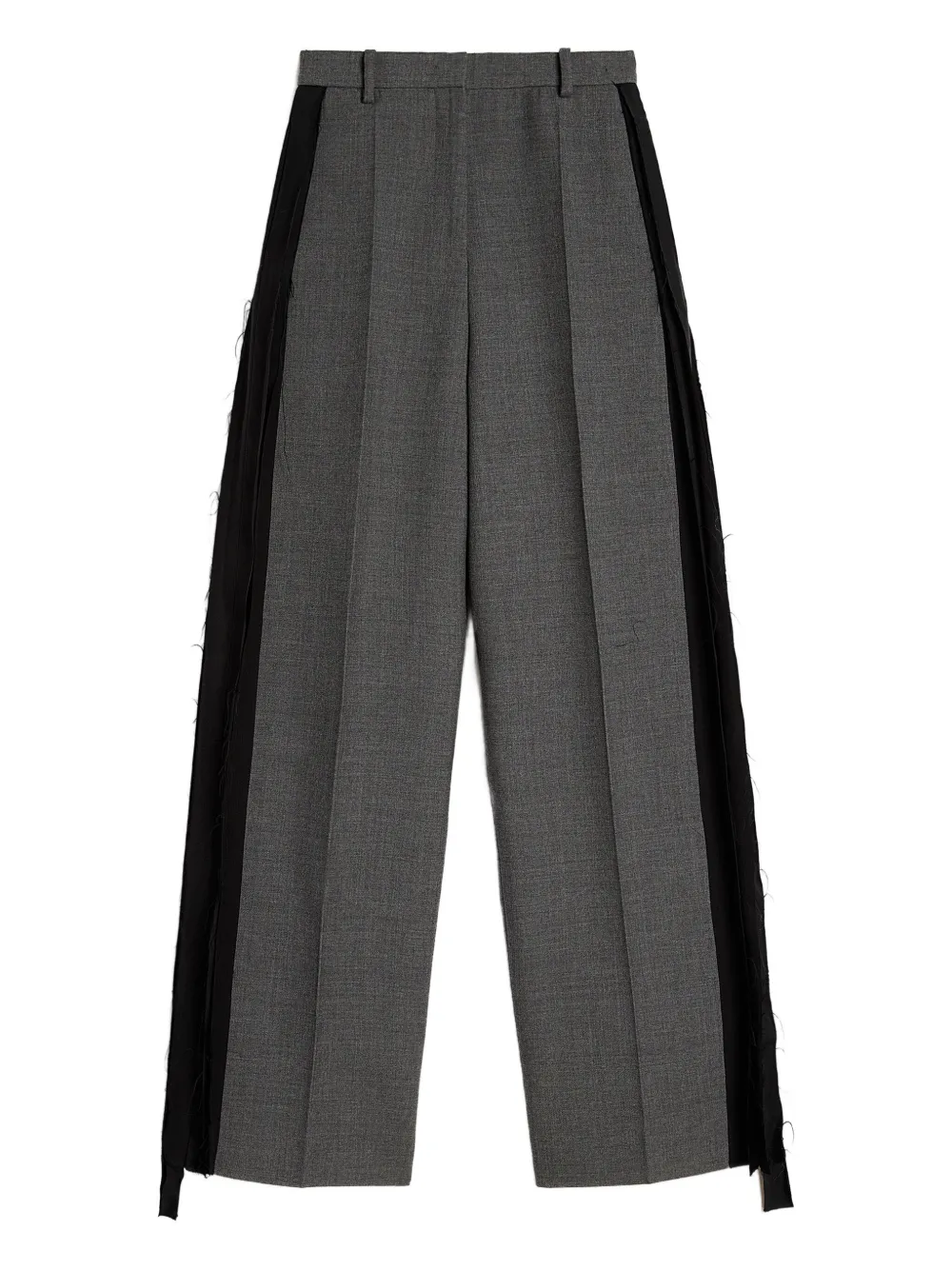 Jil Sander Pantalon met contrasterende vlakken Grijs