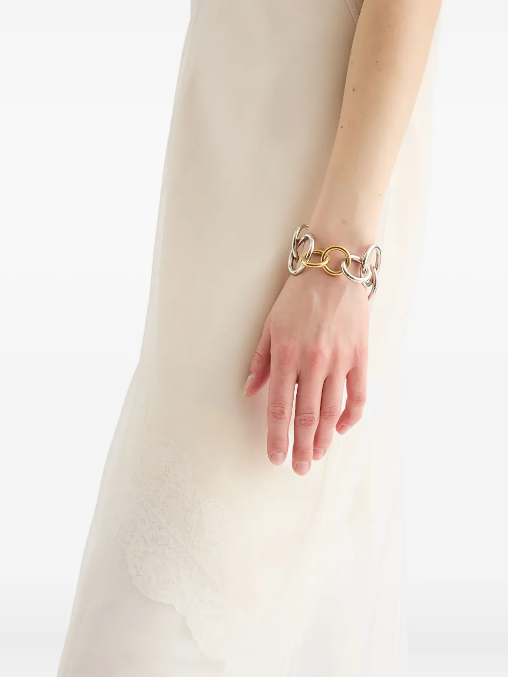 Jil Sander Schakelarmband - Zilver