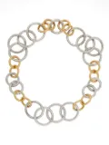Jil Sander interlocking-ring necklace - Silver