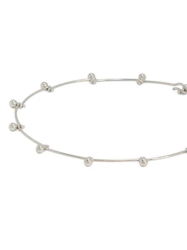 Jil Sander ビーズ ネックレス | シルバートーン | FARFETCH JP Jil Sander ビーズ ネックレス | シルバートーン | FARFETCH JP