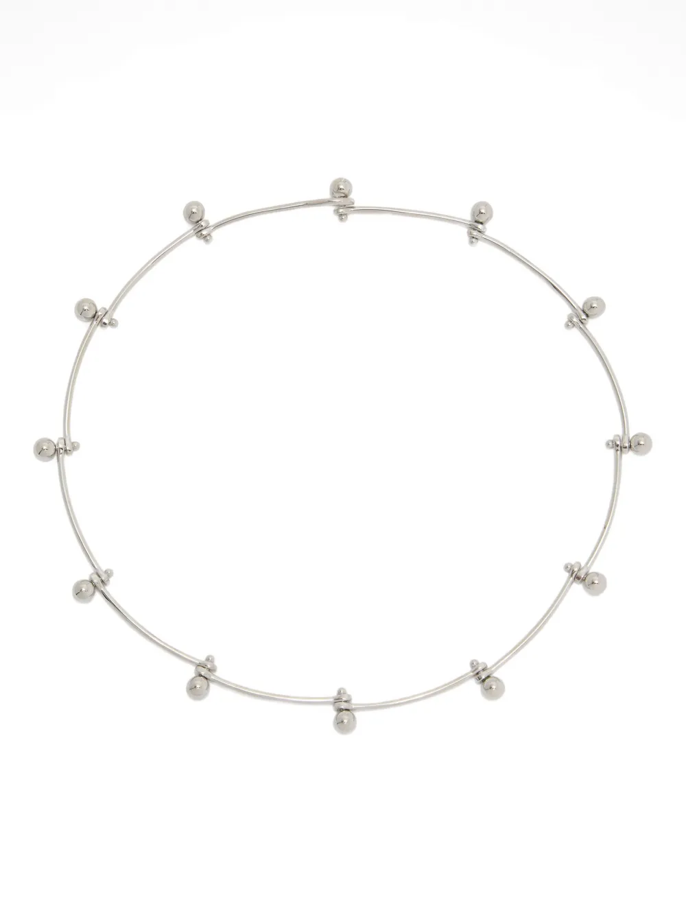 Jil Sander beaded necklace | Silver | Image 1