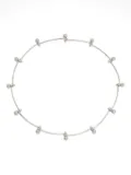 Jil Sander beaded necklace - Silver