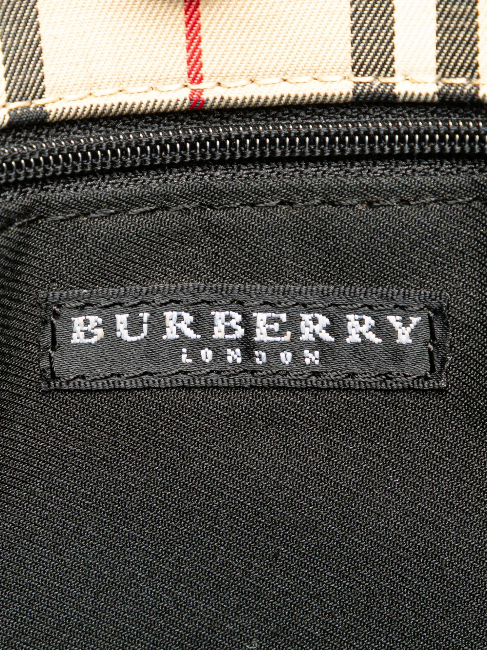 Pre-owned Burberry 2000-2017 House Check Canvas Tote Bag In Brown