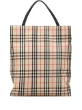 Burberry Pre-Owned 2000-2017 House Check Canvas tote bag - Brown