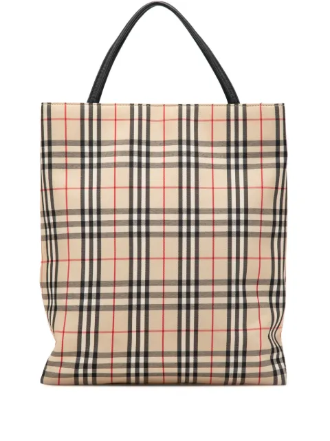Burberry Pre-Owned 2000-2017 House Check Canvas tote bag