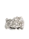 Jil Sander embellished ring - Silver