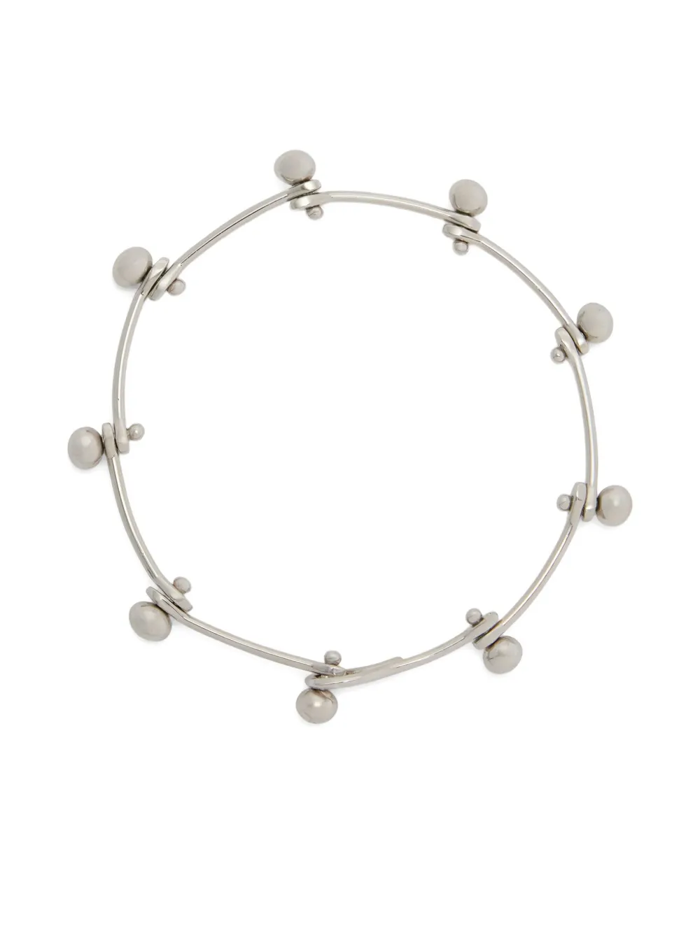 Jil Sander metal beaded bracelet | Grey | Image 1