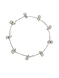 Jil Sander metal beaded bracelet - Grey