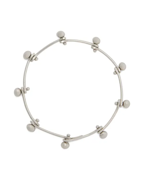 Bracelet à perles métalliques - Jil Sander - Modalova