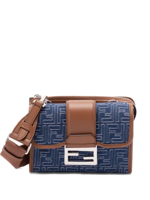 FENDI logo-jacquard crossbody bag