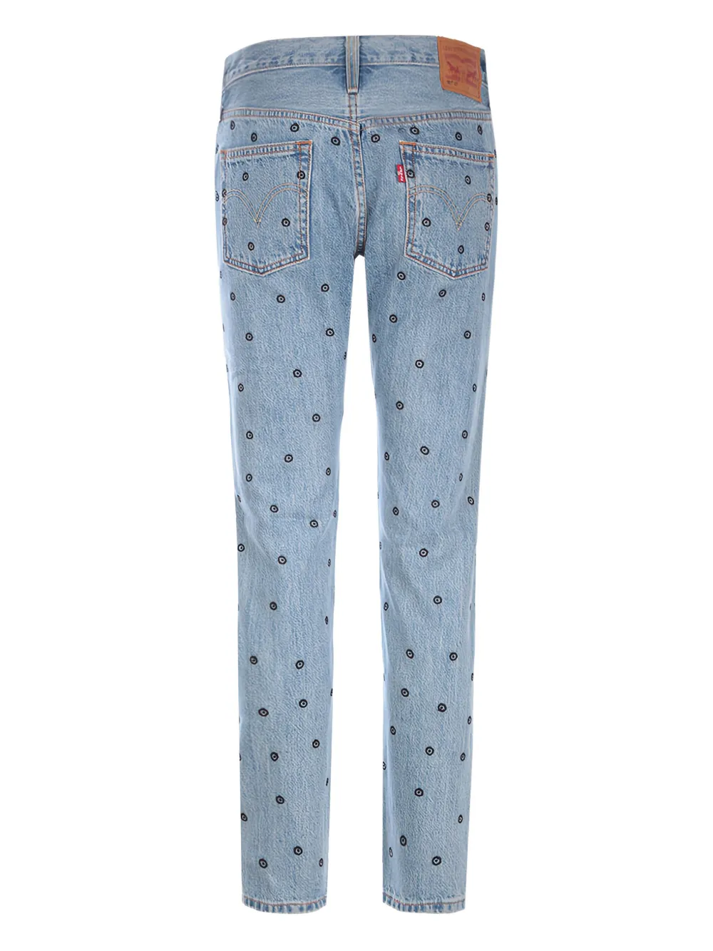 Levi's x 10 Corso Como embroidered jeans - Blauw