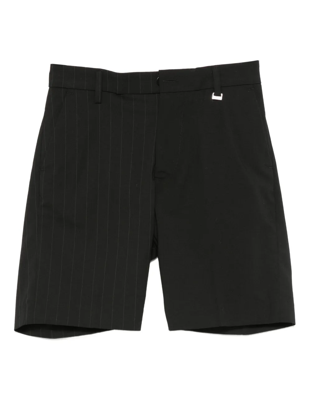 i'm brian pinstripe shorts | Black | Image 1