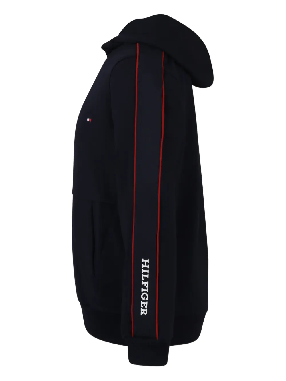Tommy Hilfiger Junior panelled hoodie Blauw