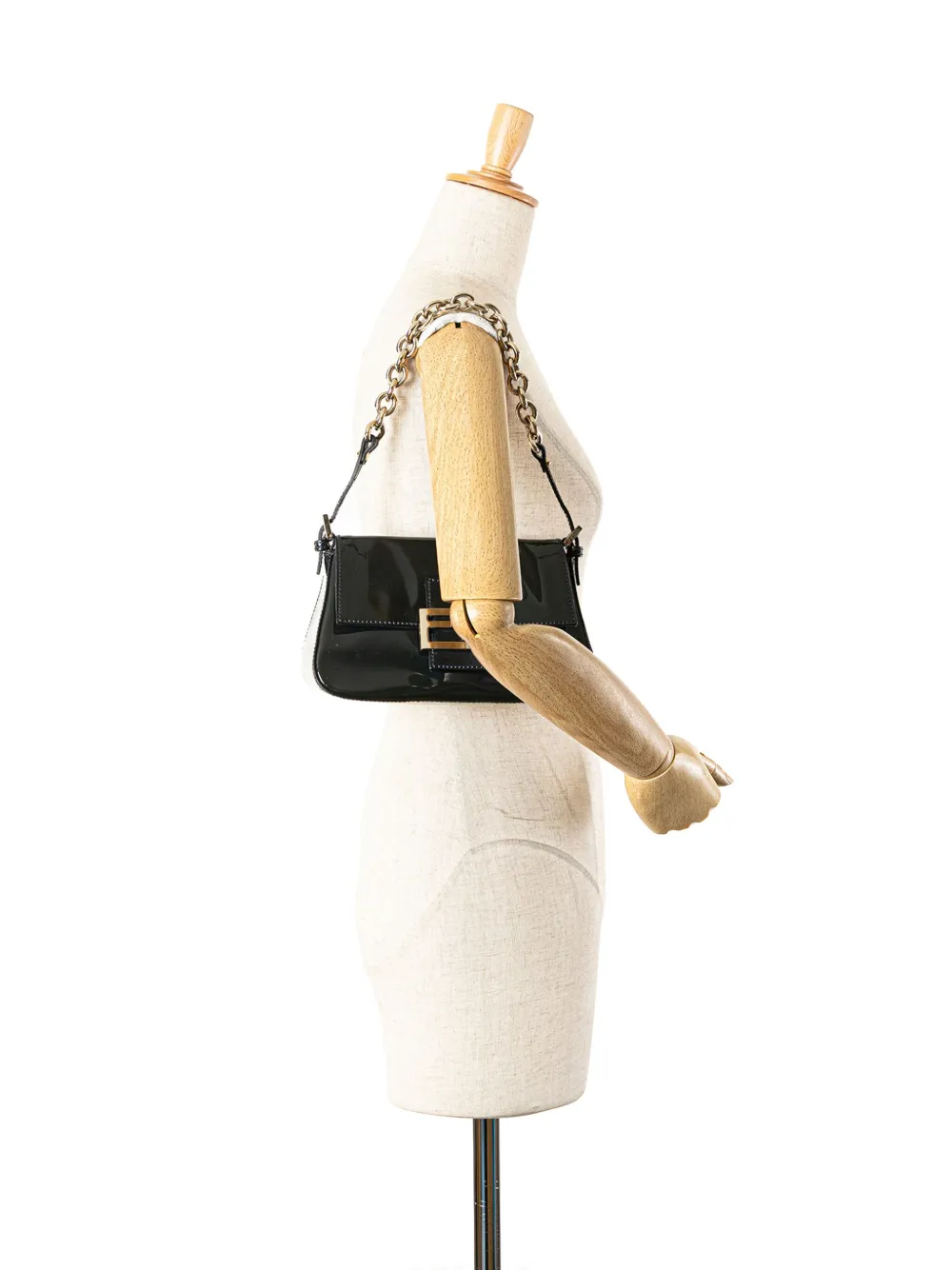 Fendi Pre-Owned 2000-2010 Mini Patent Chain Mamma Forever shoulder bag | Pre-Owned | Image 2