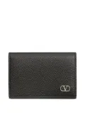 Valentino Garavani grained leather wallet - Black