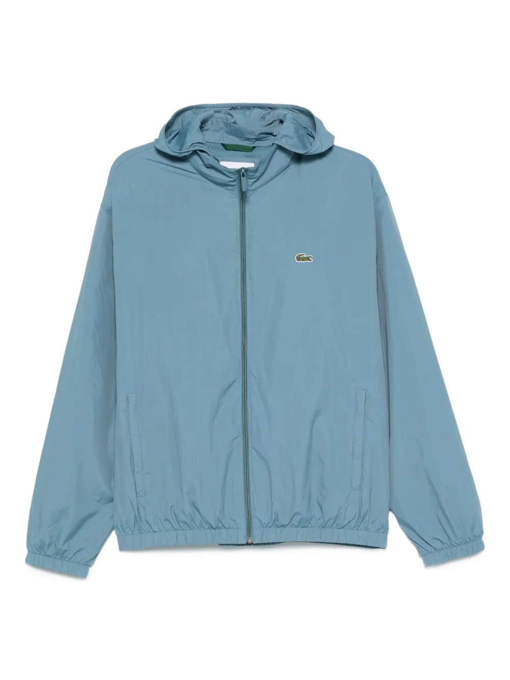 hooded zip-up jacket